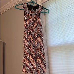 Three Pink Hearts multicolored dress